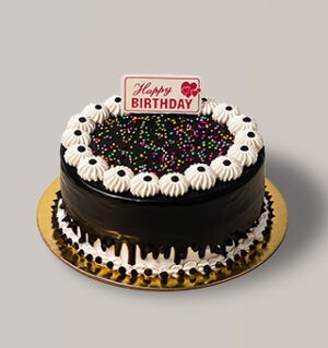 Choco Vanilla Celebration Cake